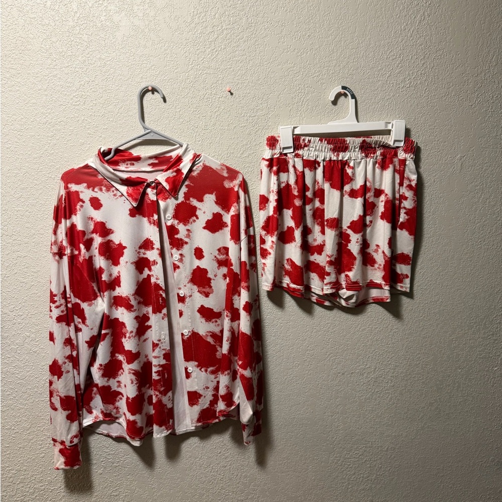 Red and White Set